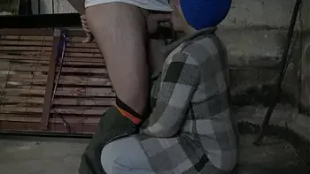 big ass french amateur whore has anal sex in abondoned building