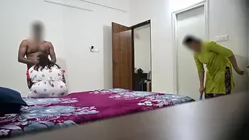 Maid caught fucking with wife