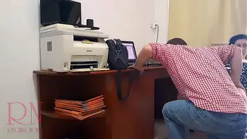 Office domination, Femdom, Lady boss and employee Pussy lick Do you want to be my employee? Hidden camera in office C2