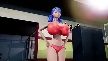 3DGSPOT - Big Titties Teen Gets DP By Two Footbal Players In The Locker Room! 3D CARTOON PORN!