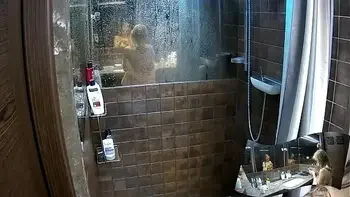 Voyeur Shower bathroom - 2 girlfriend showering together