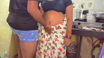 Indian hot StepMom got frustrated with stepdad