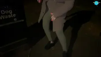 Street Girl flashing