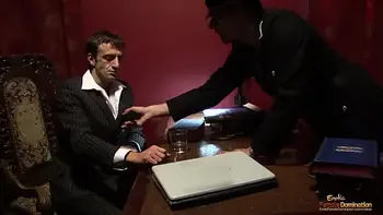 Workers at the strip club join customers for a hardcore orgy