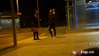 Teasing random guys at the streets? Cuban hottie Amanda Luxor definitely has no limits!!