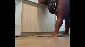 She didn’t wash the dishes so I pounded her until I cum