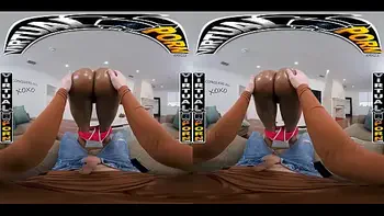 VIRTUAL PORN - Horny Black StepMom Lia Lovely Teaches You A Lesson With Her Big Ass