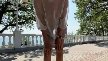 Transparent dress selfie for my subscriptions