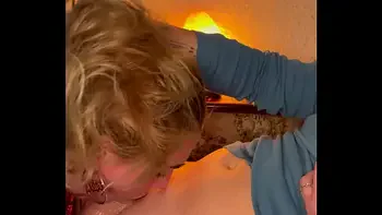 Closeup wet sloppy Facefuck BEST BLOWJOB EVER