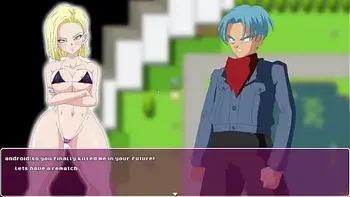 Android 18 steamy sex with giant huge cock using wet deep pussy dragon ball xxx