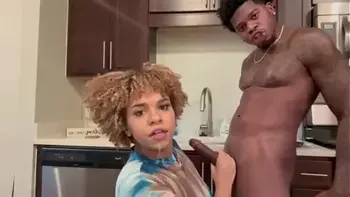 18yo fuck in kitchen