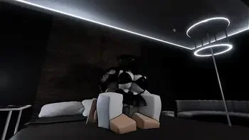 Fucking with my busty goth friend in roblox