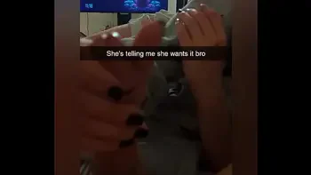 Cheating College Girlfriend Fucked On Snapchat to Pay Debt - Cucked And Cummed On