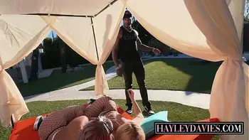 Gorgeous Blonde StepSisters Hayley Davies & Dan Dangler Share Jason Luvs BBC!