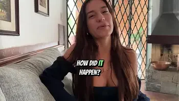 First Casting With Busty Skinny 18yo Brazilian Teen - POV Teen Blowjob