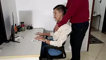 Meeting the boss on the first day of work.