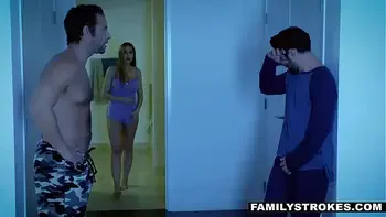 Hot Stepmom Helps Stepson WIth Chronic Masturbation- Britney Amber