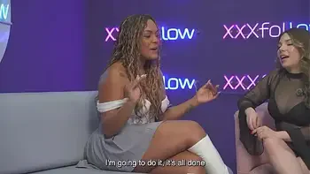 LATINA MILF Carla Morelli has HARD SEX with Maxx Betancur and almost gets out of control with interviewer Dani Ortiz - XXXfollow session #9