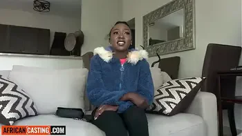 Petite African Teen Tight Pussy Pounded By Hung White Producer