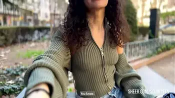 Curly slutty girl from Tinder let me do any I want with her