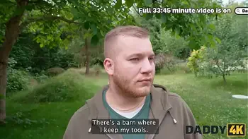 DADDY4K. Surprise sex with StepDaddy’s huge cock while the boyfriend is fixing the floor