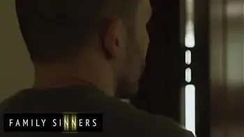 FAMILY SINNERS - Busty Milf Plays With Her Pussy While Waiting For Her Daughter's Husband To Come And Fuck Her