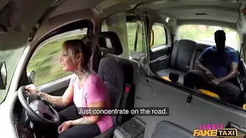 Female Fake Taxi - MILF with Big Tits plays out her BBC Fantasy