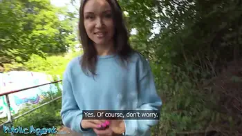 Public Agent - Fitness MILF public blowjob outdoor sex Kristina Grace hard fast POV fuck