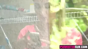 Stepsister fucked rough by horny stepbrother