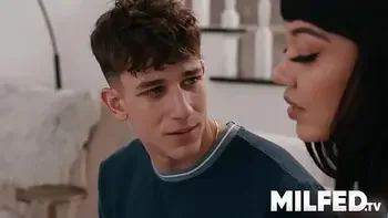 Cheating Busty MILF Goes Wild for Young Hard Cock