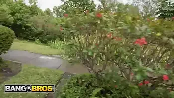 BANGBROS - Stunning Babe Essie Gotback's Tight Pussy Is Gripping On A Big Dick In The Bang Bus