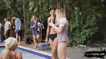 Sneaky Sex at Public Pool with Booty Teen! – PervTeen