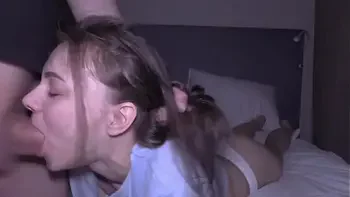 She couldn't say no. Rough Face fuck with my Stepsister.