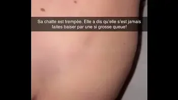 Cheat Snap Française - Petite blonde trompe son mec avec son meilleur pote!!
