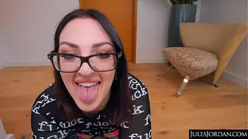 JulesJordan.com -  Lucy Lotus Gets DP’d For The First Time  Her Big Natural Ass  Was Made For This!