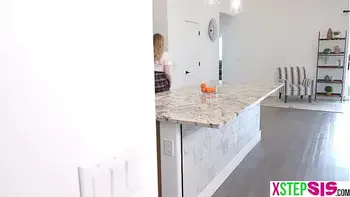 Creampie stepsister wanted to cum again and turned to stepbro