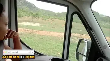 Gorgeous Ebony Girlfriend Goes Wild On Safari Date With American Boyfriend