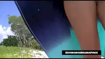 Exhibitionist Wife Nikki Brooks Vs Cuban Beach Voyeurs! Sheer Teaser