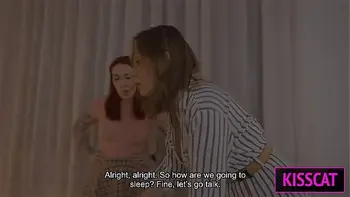 Step mom and Step sister Share Bed with Step son—Will a Hotel Mix-Up Ignite a Taboo Threesome?!