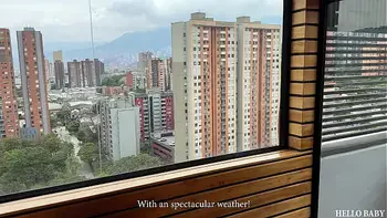 Hot Neighbor gets Horny in the Sauna and gets fucked - Michel Chica