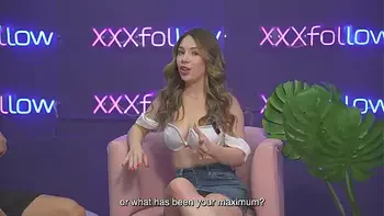 Hot Interview Ends in Wild Threesome: Latina MILF Subdued by Maxx Betancur and Mercilessly Kissed by the Presenter