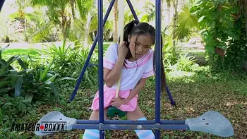 Amateur Boxxx - Asian Masturbates in Playground