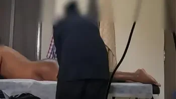 Dick flashing to massage girl piuki in Thailand