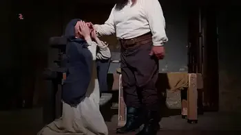 Novice Magda is trained to perform whoring services with tit training, enduring the medieval fucking machine and practicing deep blowjobs (PREVIEW)