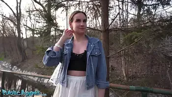 Public Agent - Shy Belgian Gigi Max loves thick cock POV blowjob outdoors hard fuck multiple orgasms