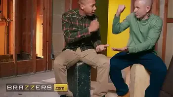 BRAZZERS - Kendra Sunderland Gets Fucked By Two Hung Studs In A Hardcore Home Renovation Threesome