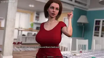 Summer Heat By Naughty Fox Games - Sneaky Quiet Sex With Huge Boobs Stepsis While Stepmom is in The Other Room