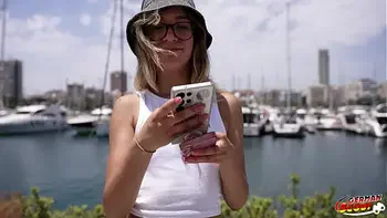 GERMAN SCOUT - Small Tits Slim Teen Megan Love Pick Up for Casting Fuck with intense Squirt Orgasm