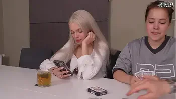 I don't like playing cards so I suck under the table