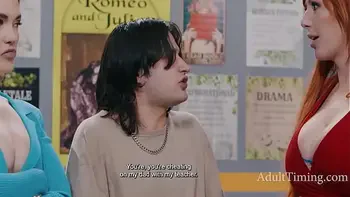 Teacher's Detention Fuck Your Student's Stepmom - Lauren Phillips, Siri Dahl, Elias Cash